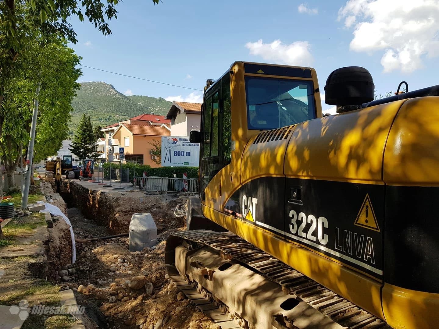 Nastavlja se izgradnja kolektora u Mostaru