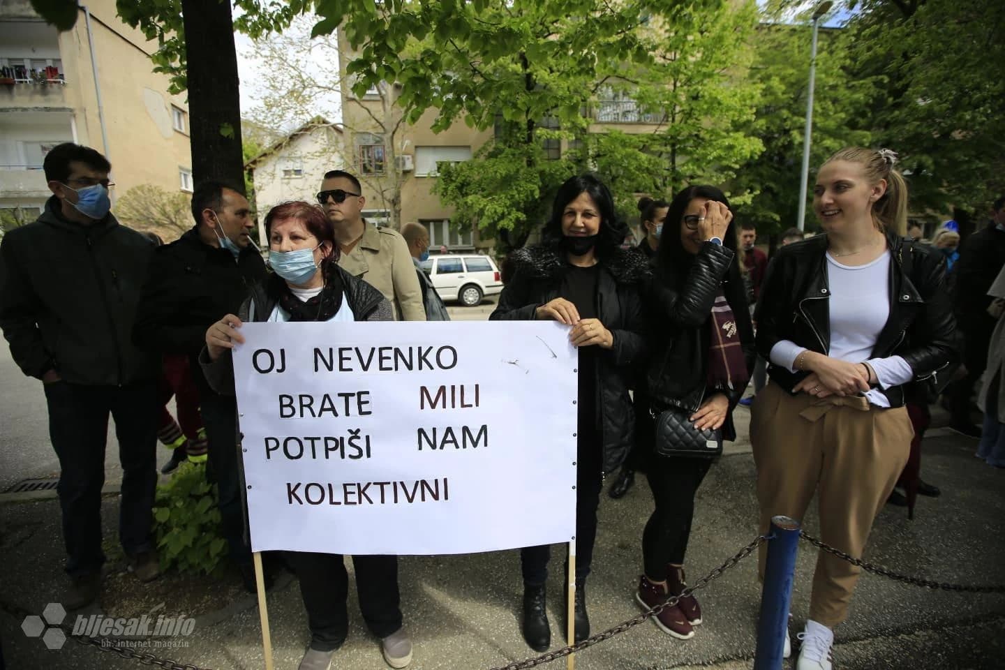 Još jedna u nizu prosvjednih šetnji zdravstvenih djelatnika