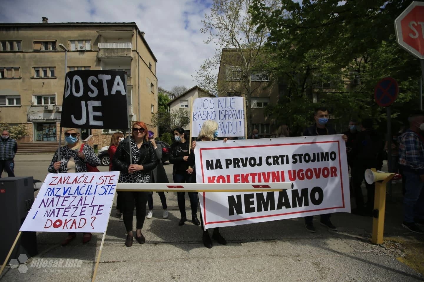 Još jedna u nizu prosvjednih šetnji zdravstvenih djelatnika