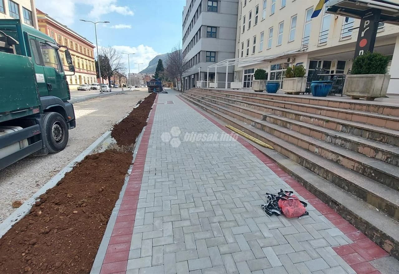 Sadnja drvoreda u Mostaru