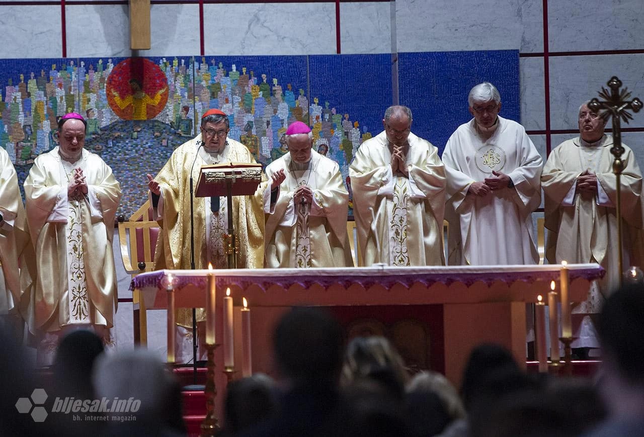 Kardinal Puljić i članovi Biskupske konferencije BiH slavili Misu u čast sv. Josipa u Mostaru