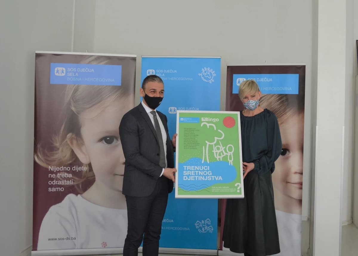 Nastavak osmogodišnjeg prijateljstva kompanije Bingo i SOS Dječijih sela BiH