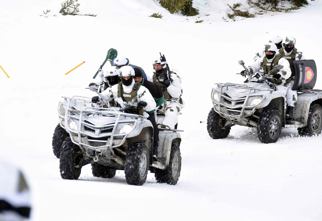 Vježba talačke situacije na skijalištu, oslobađanja i zbrinjavanja talaca
