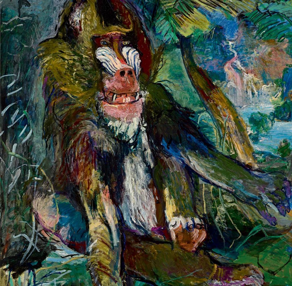 Kokoschka, "Mandrill"