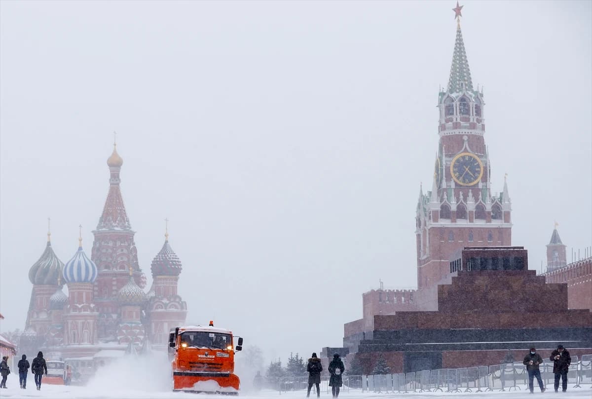 Snježna oluja u Moskvi