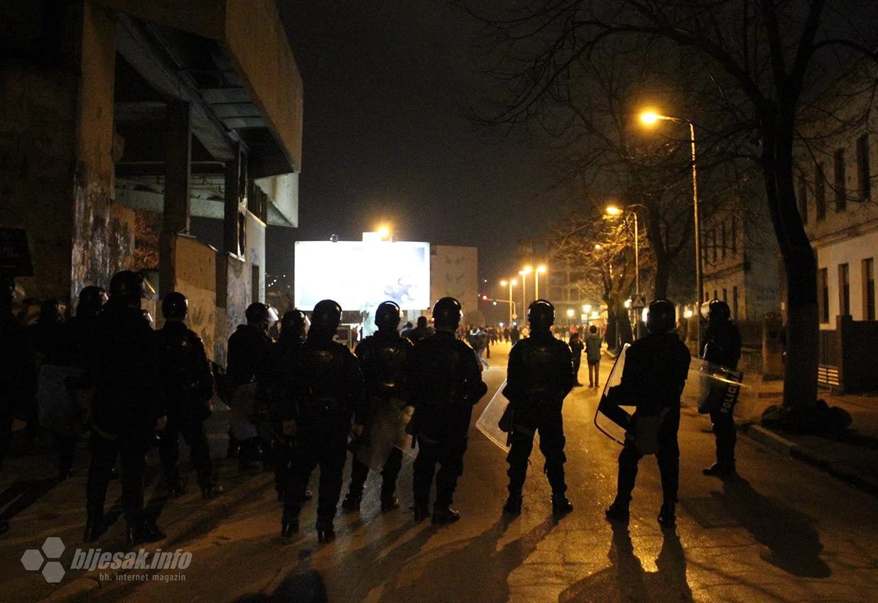 Prosvjedi u Mostaru 2014. godine