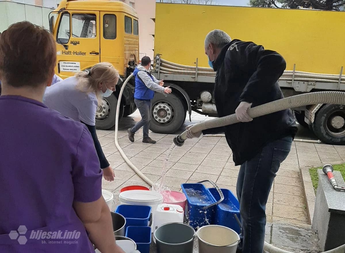 Zbog nestanka vode otežani uvjeti u SKB Mostar