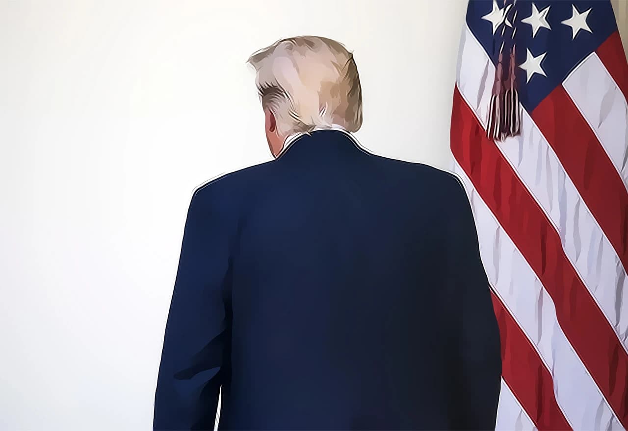 Trump na odlasku