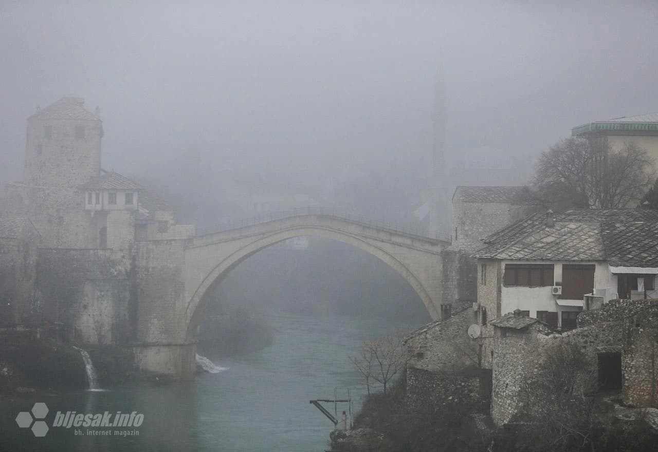 Magla u Mostaru, 1.1.2021.