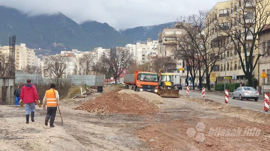 Užurbano se gradi gradska magistrala u Mostaru