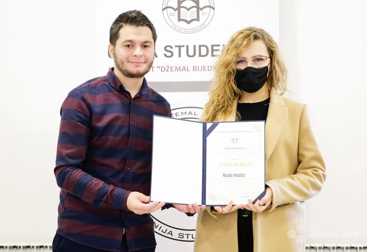 Dodjela zlatnih plaketa najboljim studentima