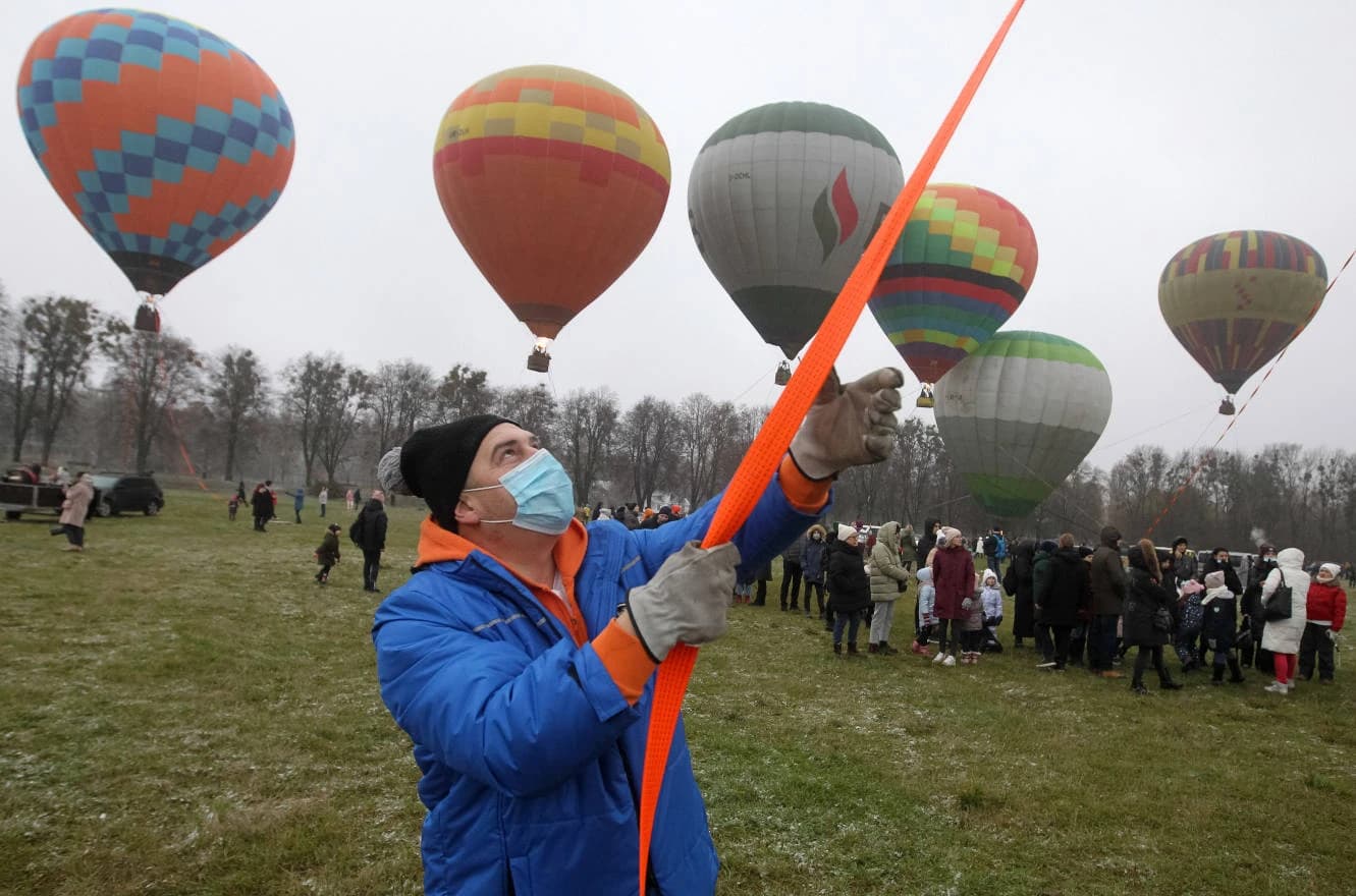 Festival balona na vrući zrak održan je u Kijevu