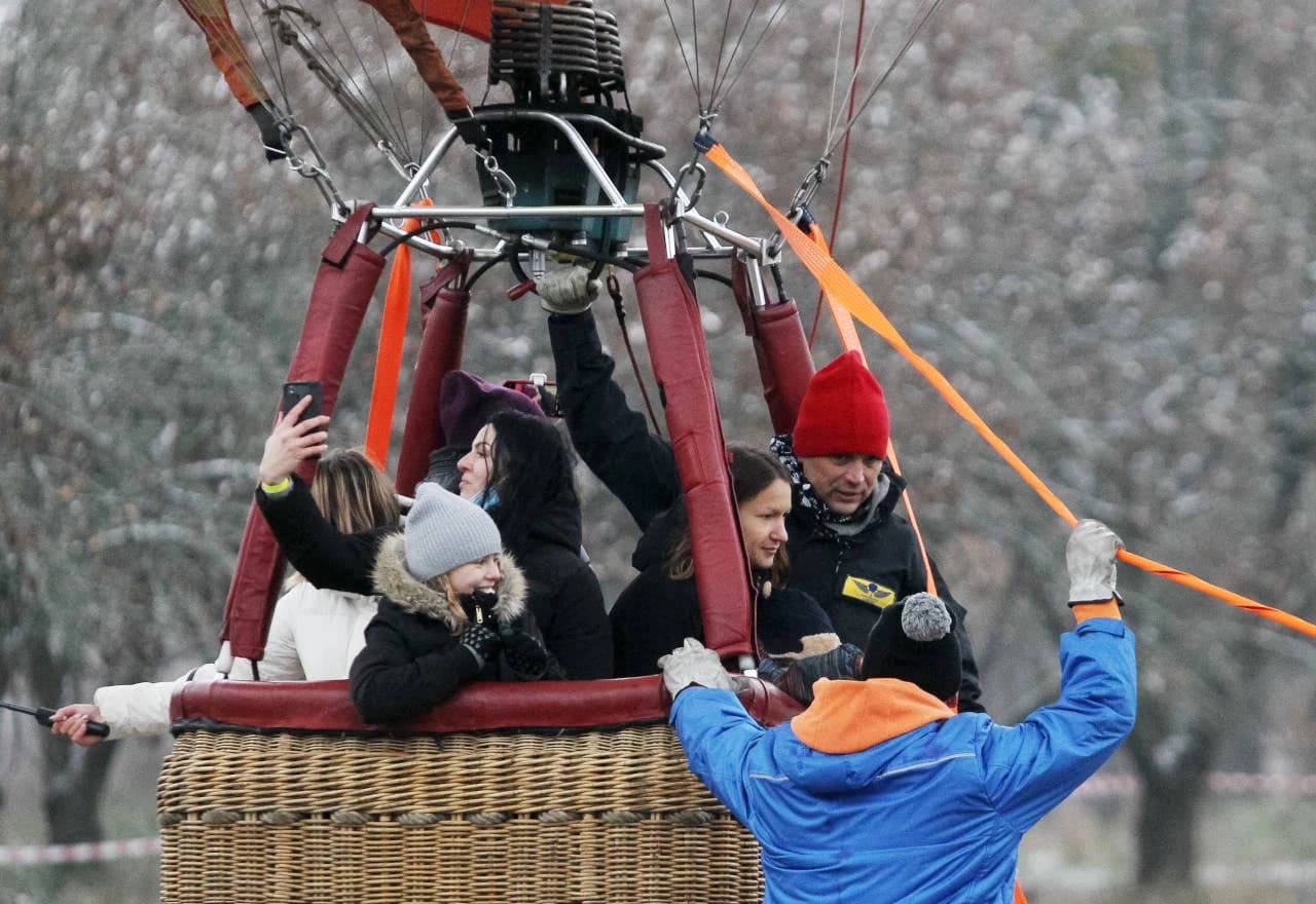 Festival balona na vrući zrak održan je u Kijevu