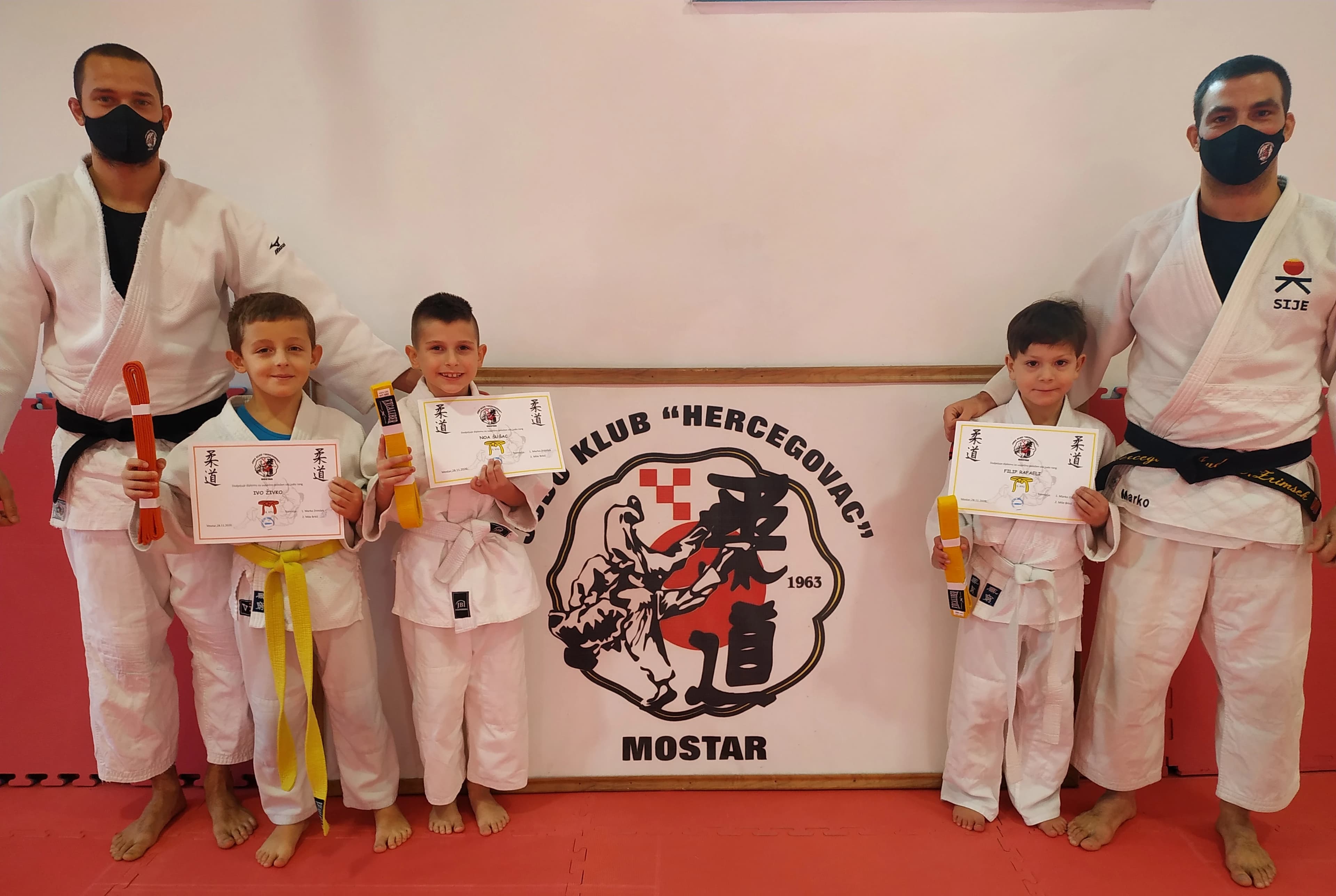 35 kandidata JK Hercegovac uspješno položilo za viši judo stupanj
