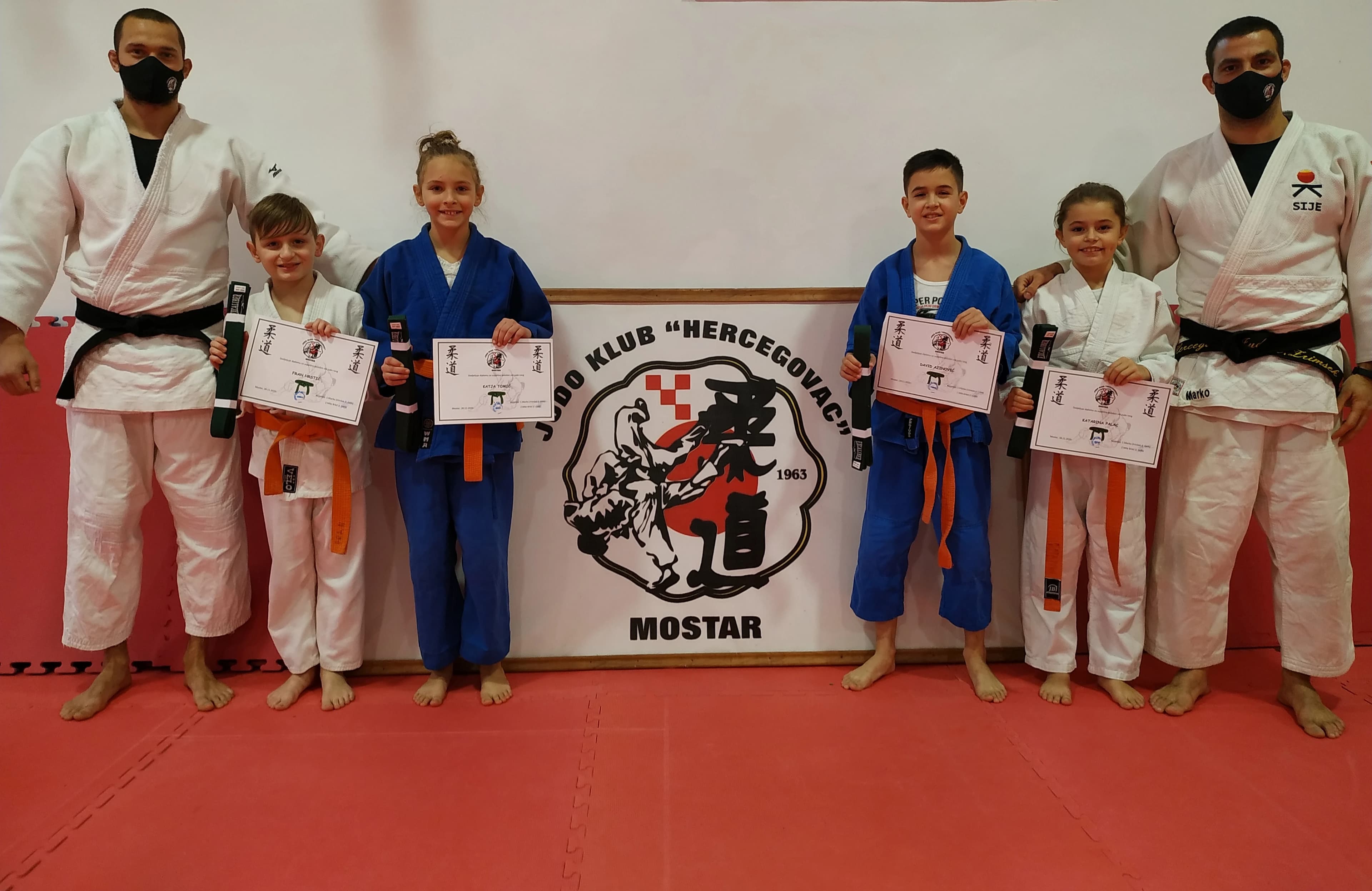 35 kandidata JK Hercegovac uspješno položilo za viši judo stupanj