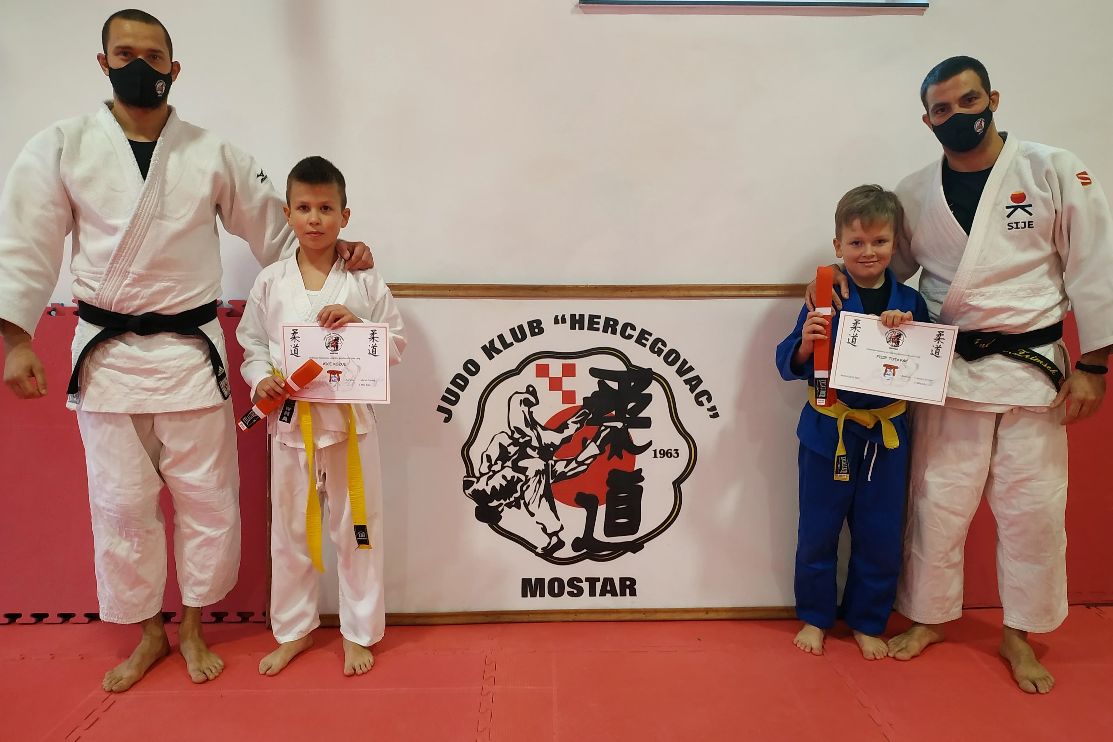 35 kandidata JK Hercegovac uspješno položilo za viši judo stupanj