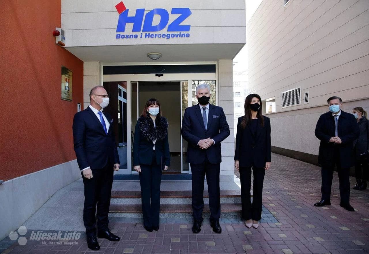 Hrvatsko izaslanstvo u Mostaru