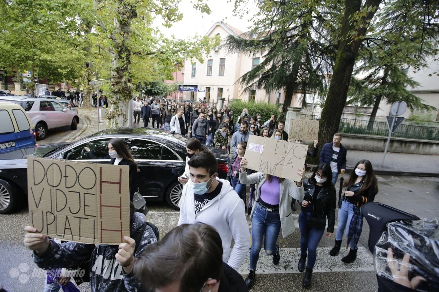 Mostarski studenti na ulicama