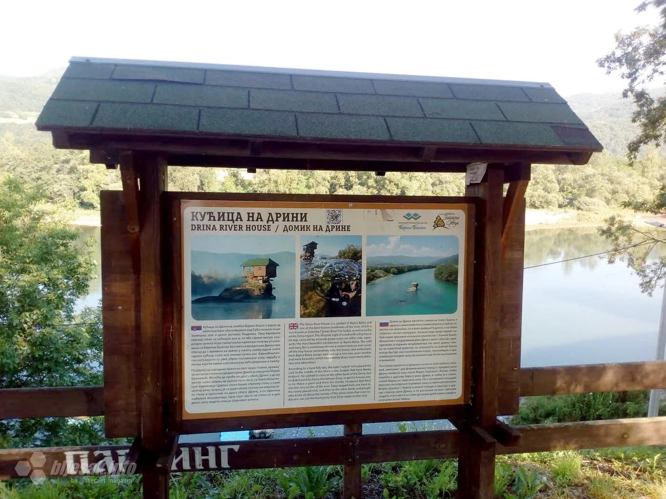 Za Kućicu na Drini napravljen je i mali vidikovac…