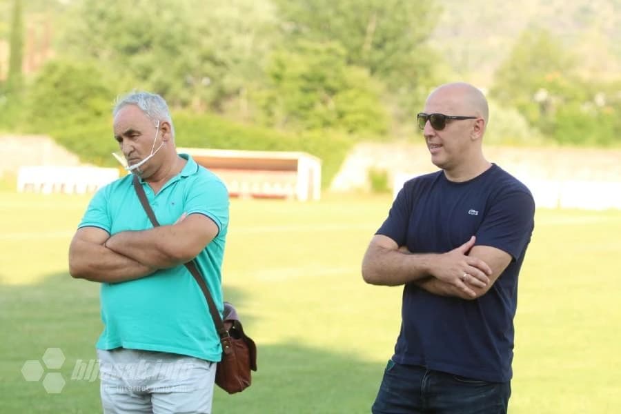 Trener Čapljine Dragan Radović i sportski direktor Damir Obad