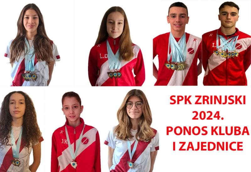 Rezultati cijele ekipe SPK Zrinjski: Ponos kluba i zajednice - Fantastična godina za Zrinjski: Medalje i titule obilježile 2024