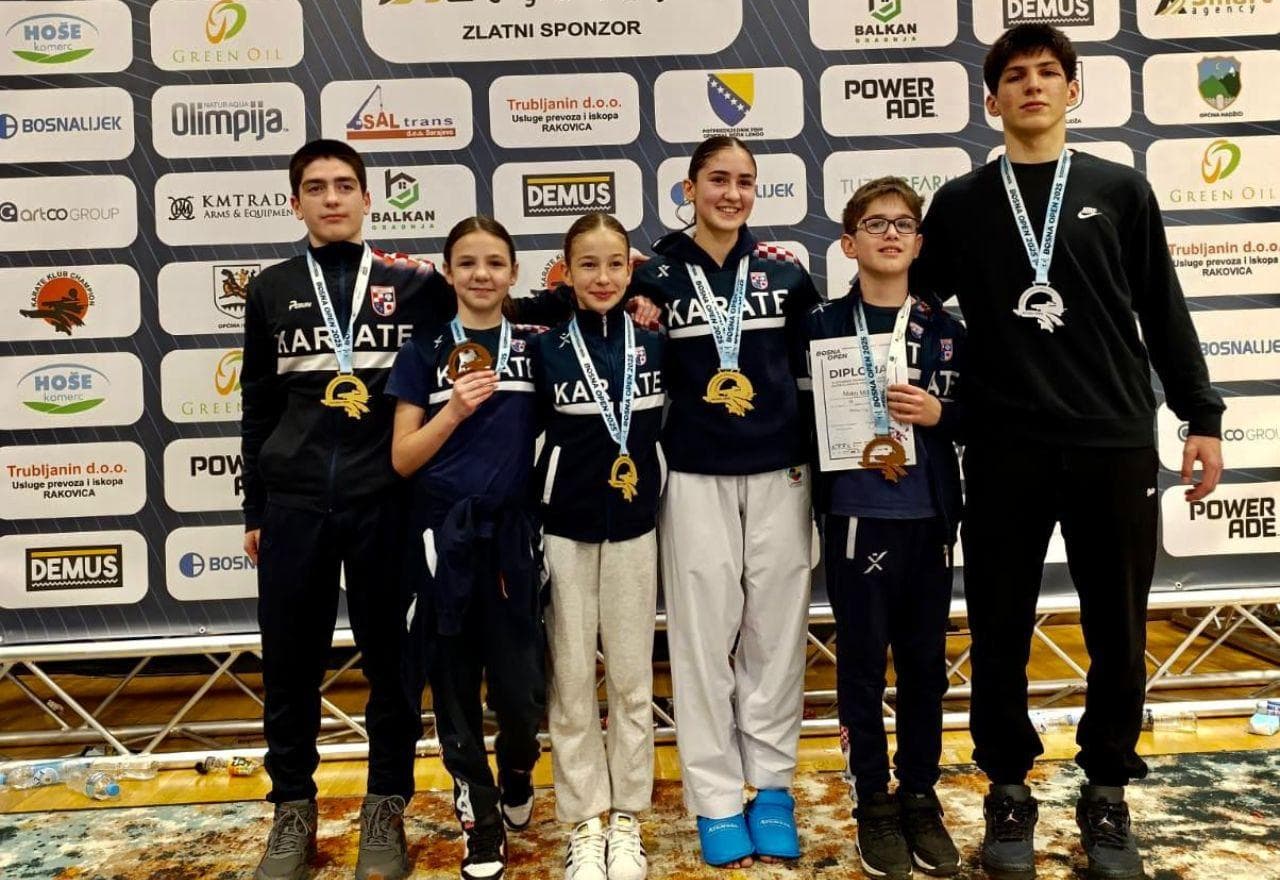 Medalje za najbolje karatiste - Novi uspjesi broćanskih karatista na najjačem natjecanju u BiH