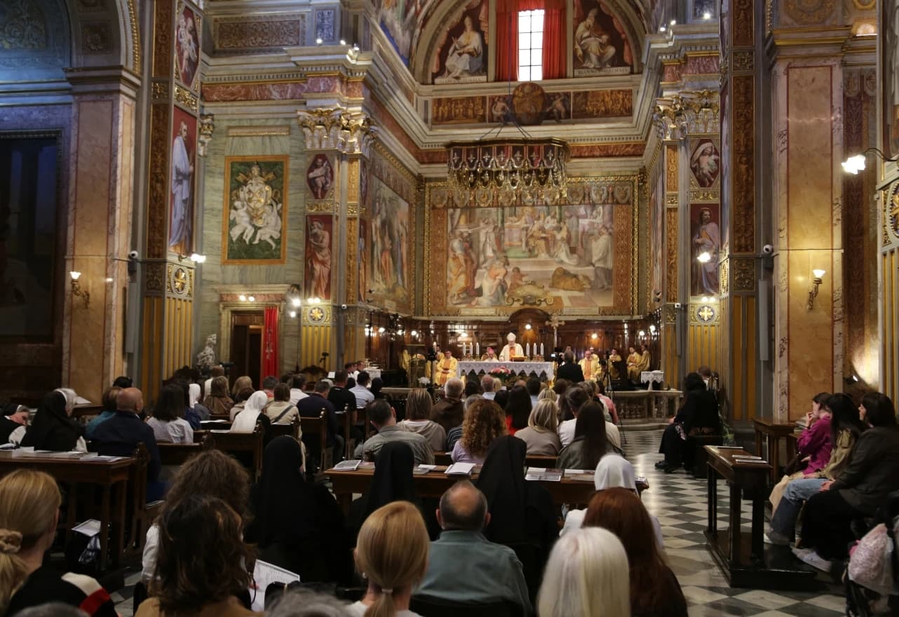 Kardinal Puljić u Rimu predvodio misu zahvalnicu u čast pape Lava XIV.