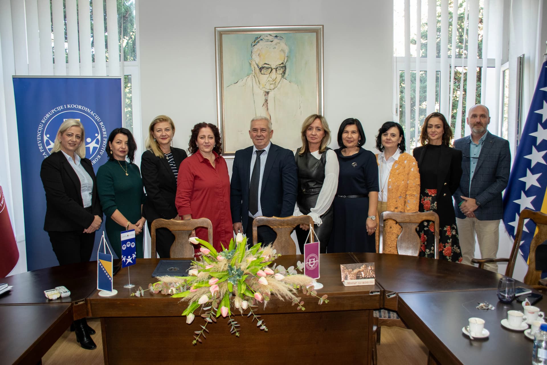 Potpisan je Memorandum o razumijevanju te o znanstvenoj, obrazovnoj i stručnoj suradnji između Univerziteta "Džemal Bijedić" u Mostaru i Agencije za prevenciju korupcije i koordinaciju borbe protiv korupcije