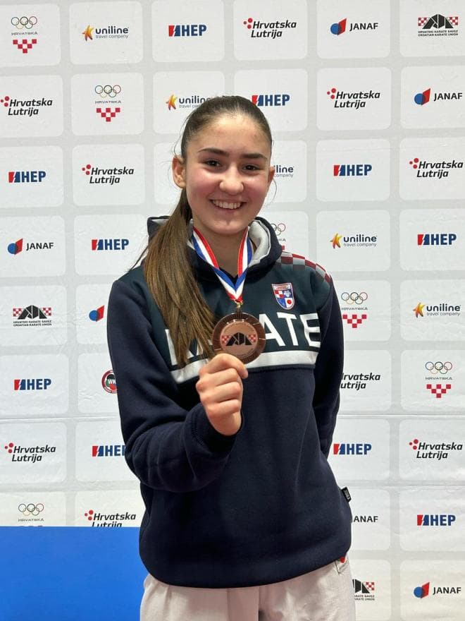Patricija Prga - Karate klub Brotnjo - Hercegovina ostvario sjajne rezultate na prvenstvu u Hrvatskoj
